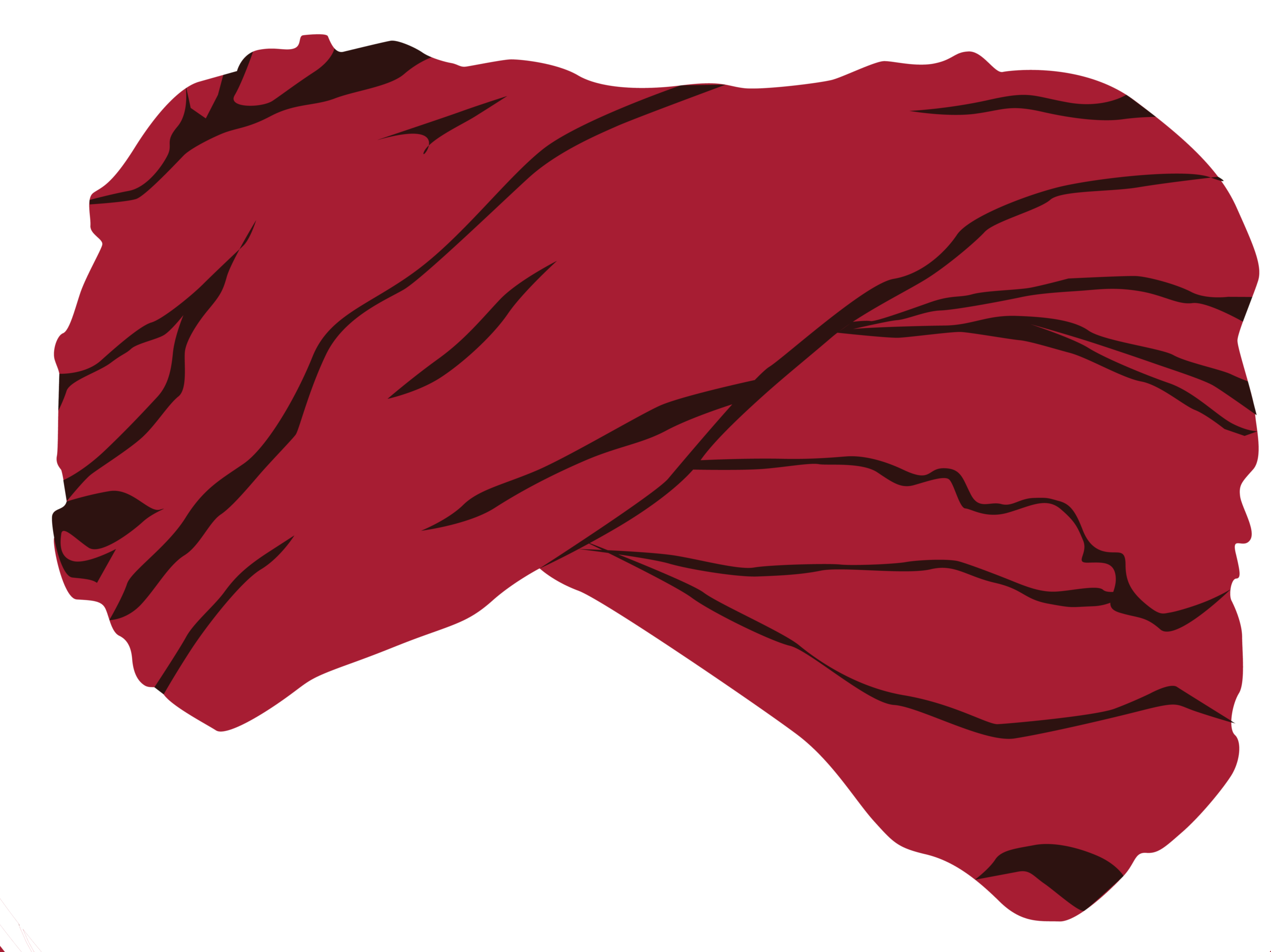 Signature Red Turban